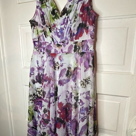 Simply Vera Vera Wang Pleated A-Line Dress Pullover Style w/ Empire Waist - Picture 7 of 14